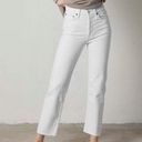 RE/DONE Womens High Rise Stovepipe Ankle Jeans White Size 26 Photo 0