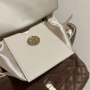 DKNY  quilted leather taupe purse tote bag Donna Karan Photo 2