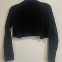 ZARA Black Cropped Blazer Photo 2