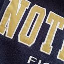 E5 Notre Dame hoodie drawstring kangaroo pocket embroidered letters Size medium Photo 8