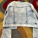 Aeropostale Bethany Mota Collection Denim Jean Jacket Light Acid Wash Medium Photo 5