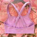 Set Active sports bra cross back lilac purple Photo 1