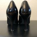 BP . Leather lacquered black women's stiletto heels Photo 5