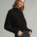 Everlane  Luxe Merino Turtleneck Sweater in Black Small New Womens Knit Top Photo 3