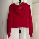 Lululemon  Lunar New Year Scuba Oversized Half-Zip Hoodie Size M/L Dark Red Photo 4