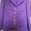 Kimberly VINTAGE  Purple Blazer Coat Photo 3
