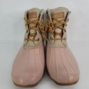 Sperry  Top Sider Pink Wool Duck Boots Women’s Size 9 STS80410 Waterproof Rubber Photo 5