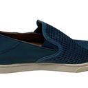 Olukai  Women's Pehuea Heu Blue Lava Rock Mesh Comfort Slip On Shoes Size 6.5 Photo 2