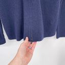 Vince  Crimped Wool-Blend Ribbed Cardigan Womens Sz Lg Blue 2 Way Zip Wool Blend Photo 8