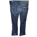 Hudson Jeans Hudson Women's Cotton Stretch Dark Wash Wide Leg Jeans Blue Collin flap 27 Photo 1