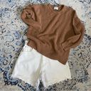 Abercrombie & Fitch  Curve Love High Rise The Dad Shorts Button Fly Cream 29 8 Photo 1