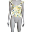 O'Neill NWT O’Neill Yellow Flower Patterned Crop Top Photo 0