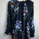 American Eagle  Floral Long Sleeve with Tiered Peplum Photo 2