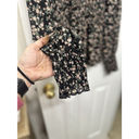 Petal and Pup BNWT!  Black Floral Smocked Peplum Long Sleeve Blouse - Size Smalll Photo 2