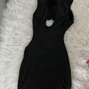 Black Cut Out Mini Dress Photo 8