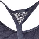 Newport News Sun Streak Black T Back One Piece Bathing Suit with Bling Photo 2