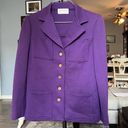 Kimberly VINTAGE  Purple Blazer Coat Photo 1