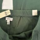 Aerie NWT  Green Size L Flared High Waist Kick Flare Ribbed Pants Cropped Cotton Photo 8