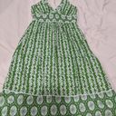 Trixxi Green and White Halter Dress Photo 0