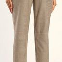 Lulus NWT  She's All Plaid Beige and Brown Plaid Straight Leg Pants Photo 1