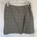 A New Day  Plaid Mini Wrap Skirt Size 8 Photo 1