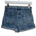 Wild Fable 𝅺 Women’s High Rise Rolled Hem Jean Shorts in Blue Acid Wash Size 6 Photo 1