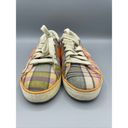 Polo  Ralph Lauren Plaid Multicolor Sneakers Madras "Gillian" 7 B Photo 1