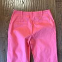 Brooks Brothers  stretch cotton neon coral chino pant size 2 Photo 11