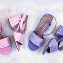 Bamboo NEW  | Braided Heel Maddy Sandals - PINK Photo 1