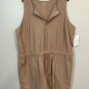 Athleta NWT  Farallon Romper Mocha Latte Pink Photo 2