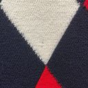 Moncler  Maglione Argyle Sweater Dark Blue Photo 8