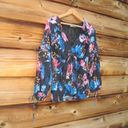 Tanya Taylor  Dutch Garden Silk Blend Floral Top Blouse Photo 2