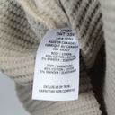The Range  Stark Beige Waffle Knit Thermal Turtleneck Lightweight Fitted Sweater Photo 2