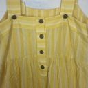 Patagonia  women's small Garden Island dress yellow white stripe prairie cottage Photo 11