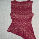 BCBGMAXAZRIA Peplum Lace Top Photo 4