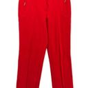 Cache  Women’s Red Cropped Trouser Pants Size 4 Photo 11