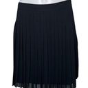 Loft  Skirt Womens 0 Black A-Line Pleated Casual Office Preppy Neutral Minimalist Photo 0