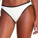 Kate Spade NEW  Classic Bikini Bottom Contrast Solids Ivory Size Medium Photo 0