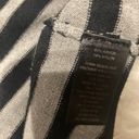 White House | Black Market  Size Medium Gray Stripes Striped Cardigan Sweater WHBM Photo 4