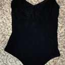 Garage Black Form Fitting Bodysuit Photo 0