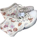 American Eagle  AE Hightop Canvas Mushroom Sneaker Size 9 2023 Lace Up Bumper Toe Photo 5