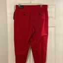 kim rogers  Comfort Waist Crop Pants size 12 brand new color red two front pocket Photo 6