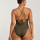 Everlane  Women's Green The String One-Piece Size Medium Photo 2