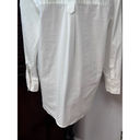 Treasure & Bond  Blouse Women's S White Solid Long Sleeve Collar Buttons New Photo 5