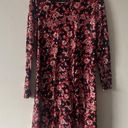 Allison Brittney NWT Allison/Brittany Long Sleeve Floral Mini Dress Photo 0