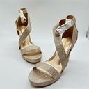 Dream Paris Dream Pairs Shoes Womens 8.5 Gold Open Toe High Heel Platform Pump Sandals NEW Photo 3