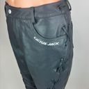 Nike Jordan  x Travis Scott Cactus Jack NWT 100% Leather Pants Bootcut Pants Sz 2 Photo 6