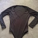 Boohoo Black Long Sleeve Bodysuit Photo 0