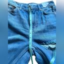 Topshop  Women's Mom Jeans Size 2 Blue High-Waisted Distressed Denim W25 L30 Photo 11