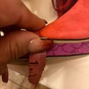 Brian Atwood  PURPLE & ORANGE STILETTO SHOES SIZE 7 Photo 7